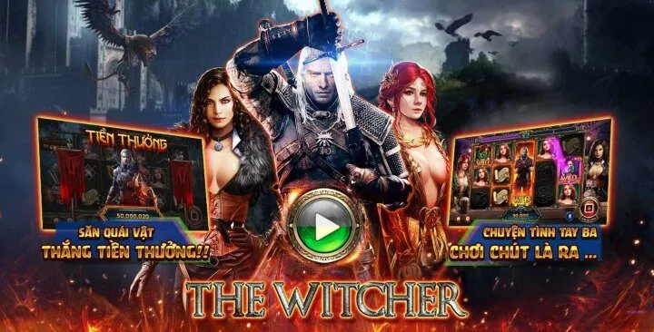 Quay hũ The Witcher vô tội vạ không có chiến lược